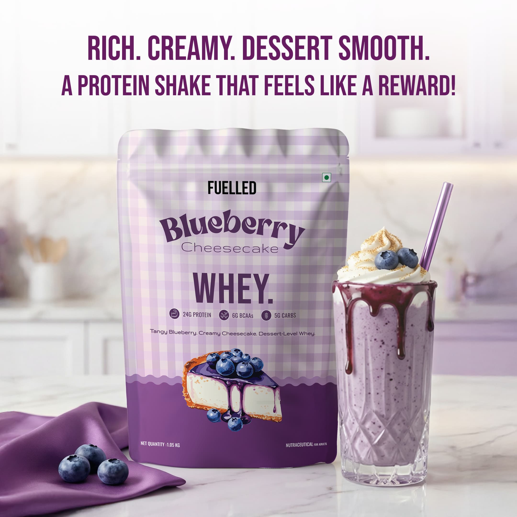 #Flavours_Blueberry Cheesecake 🫐