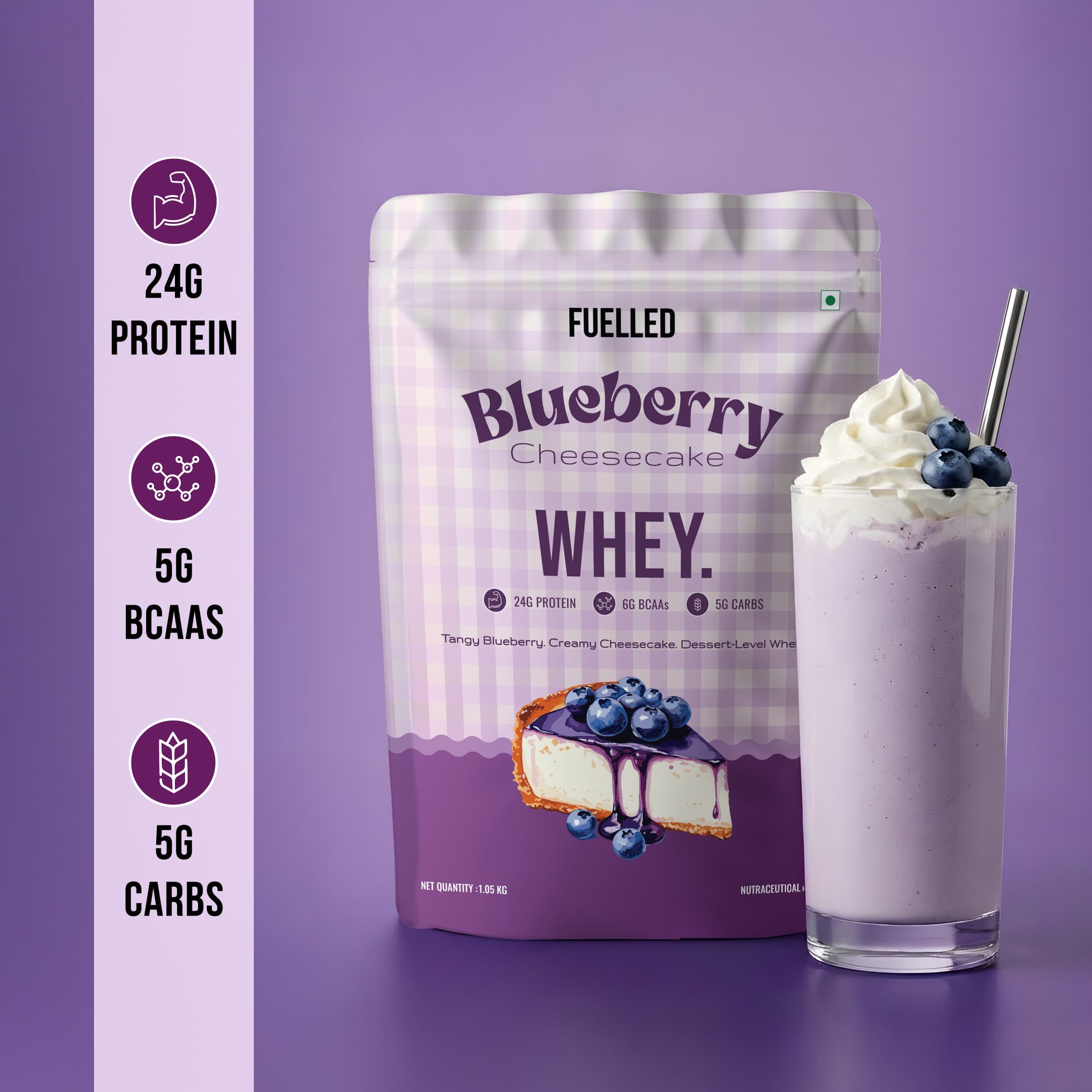 #Flavours_Blueberry Cheesecake 🫐