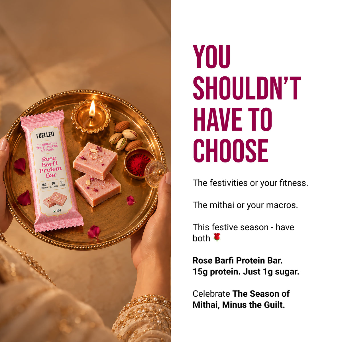 #Flavours_Rose Barfi (Festive Edition ๐ช)