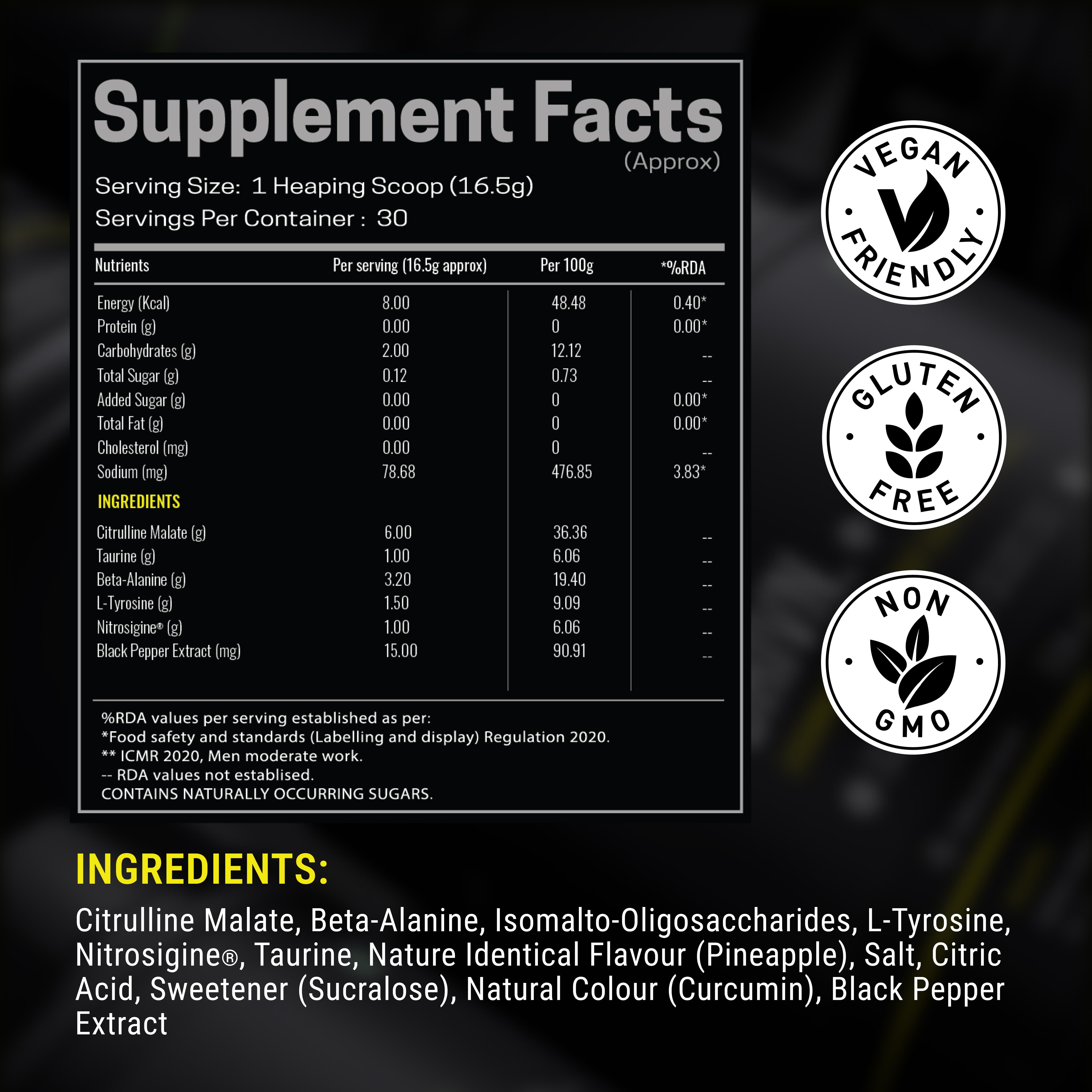 DRIVN NIGHT-MODE / EVENING PRE-WORKOUT