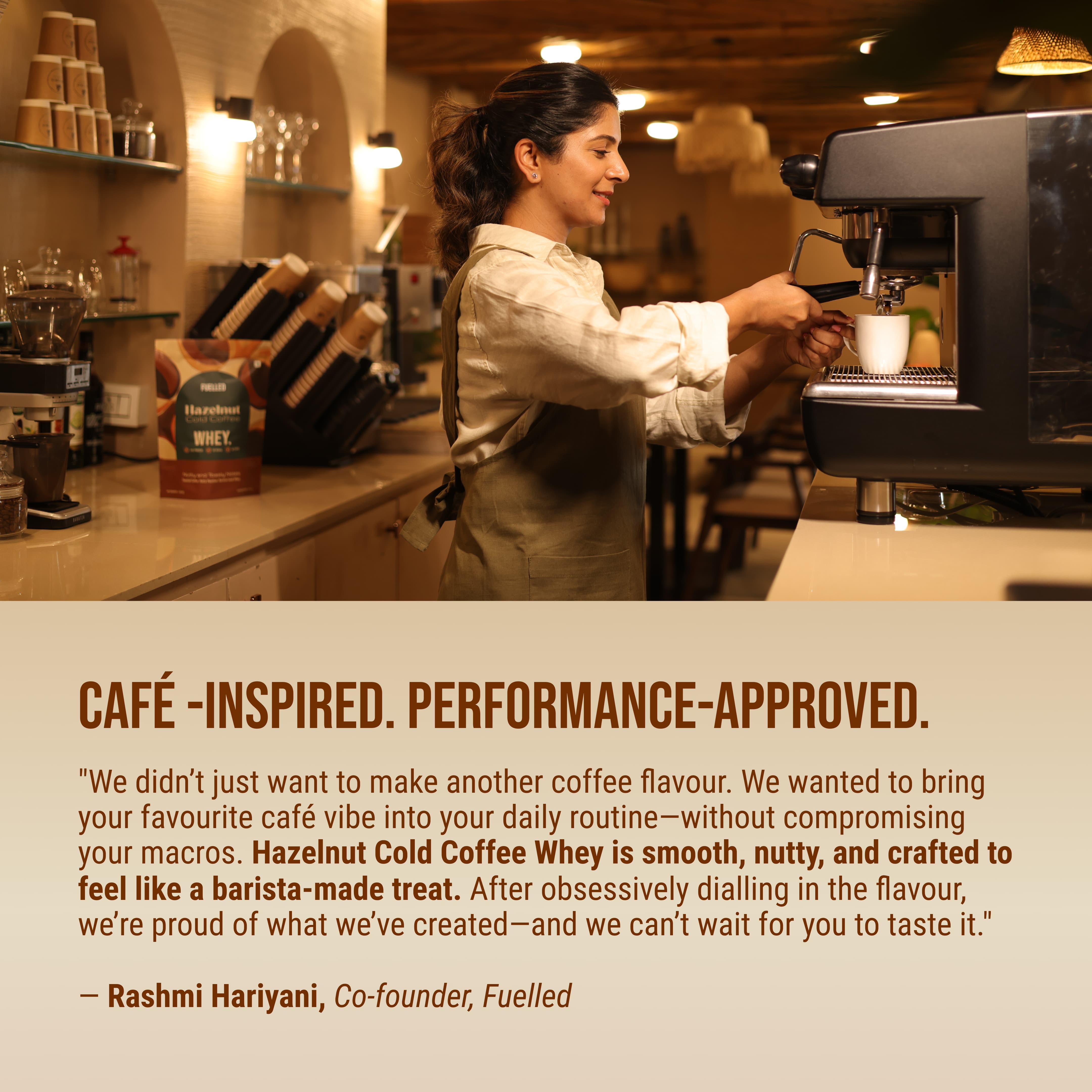 #Flavours_Hazelnut Cold Coffee 🌰