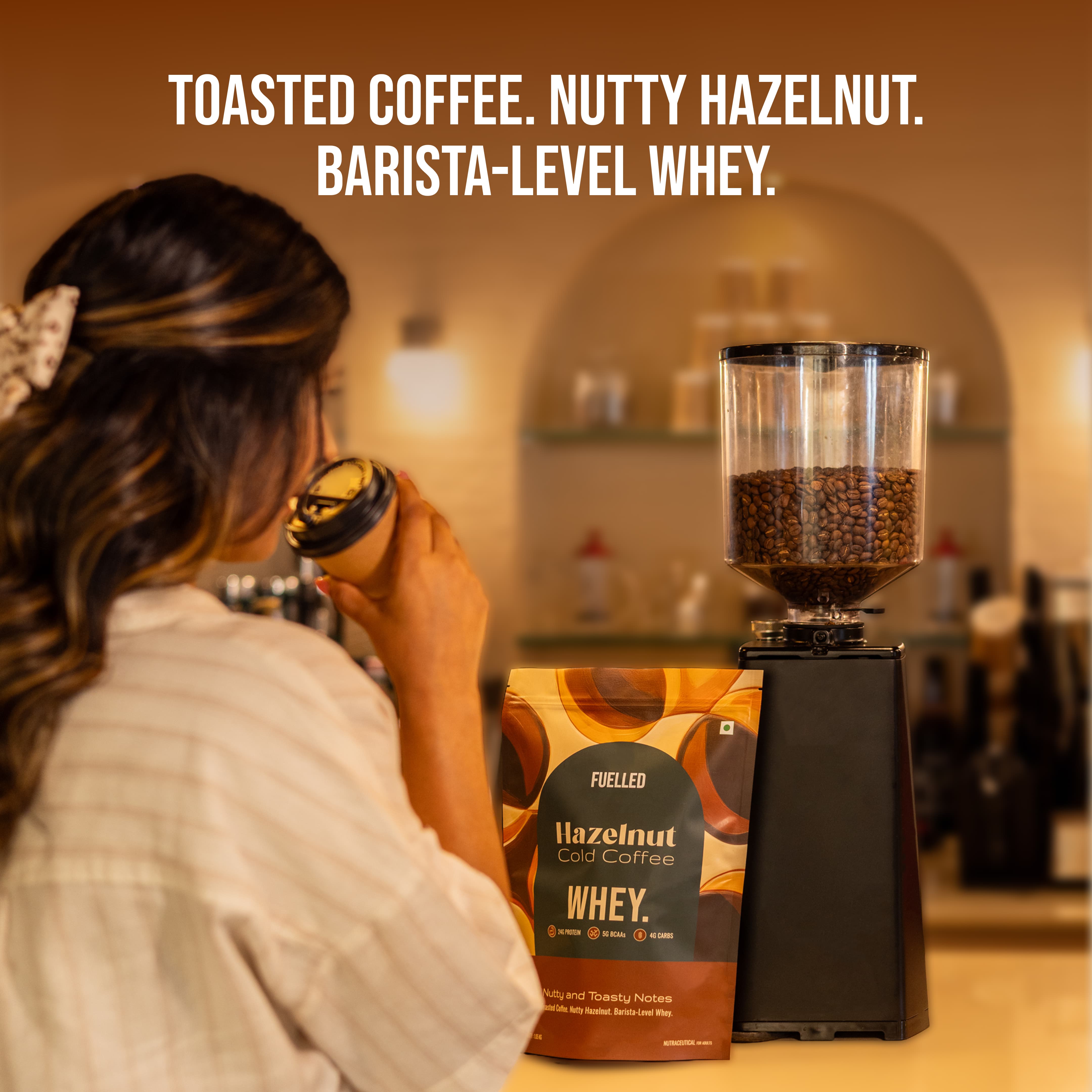 #Flavours_Hazelnut Cold Coffee 🌰