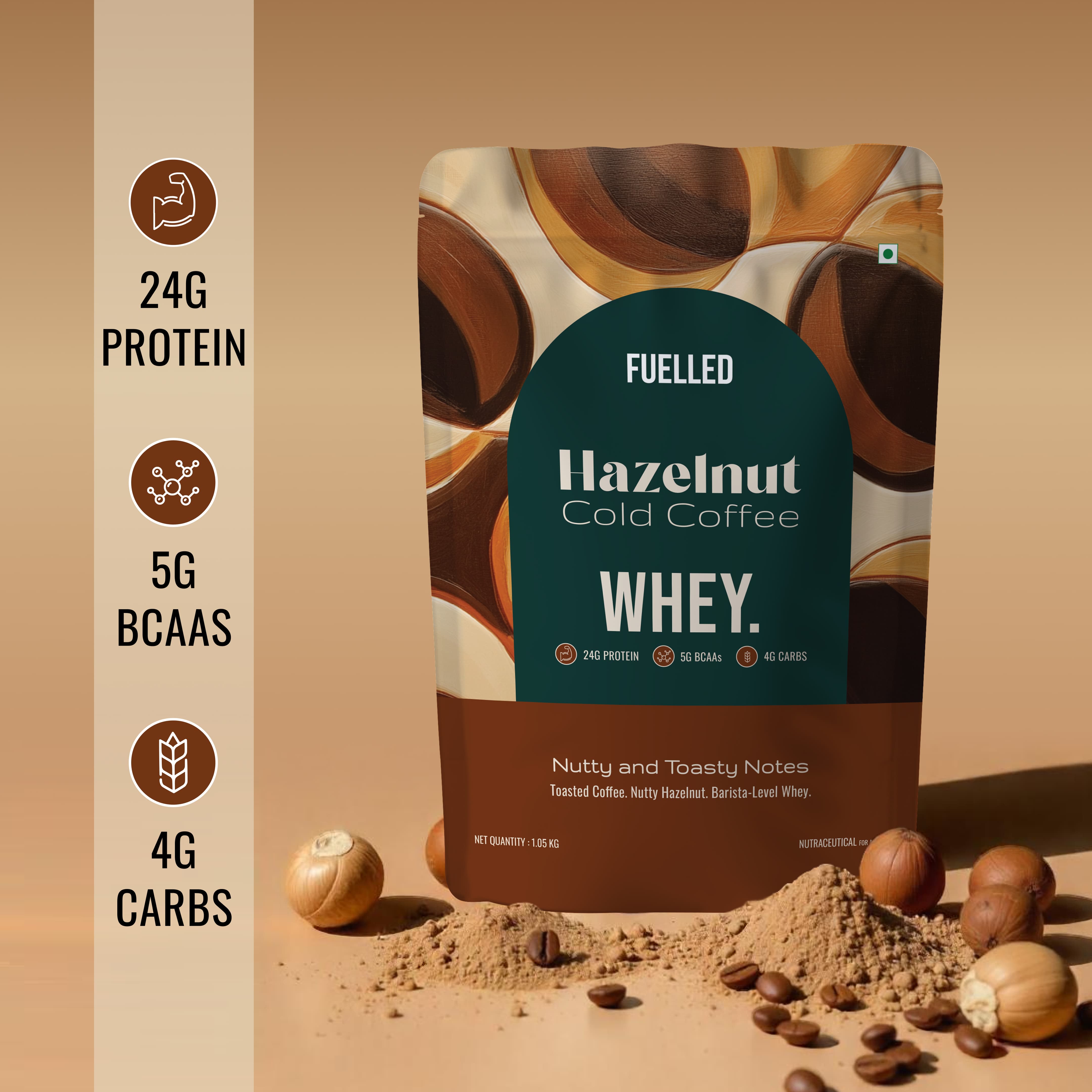 #Flavours_Hazelnut Cold Coffee 🌰