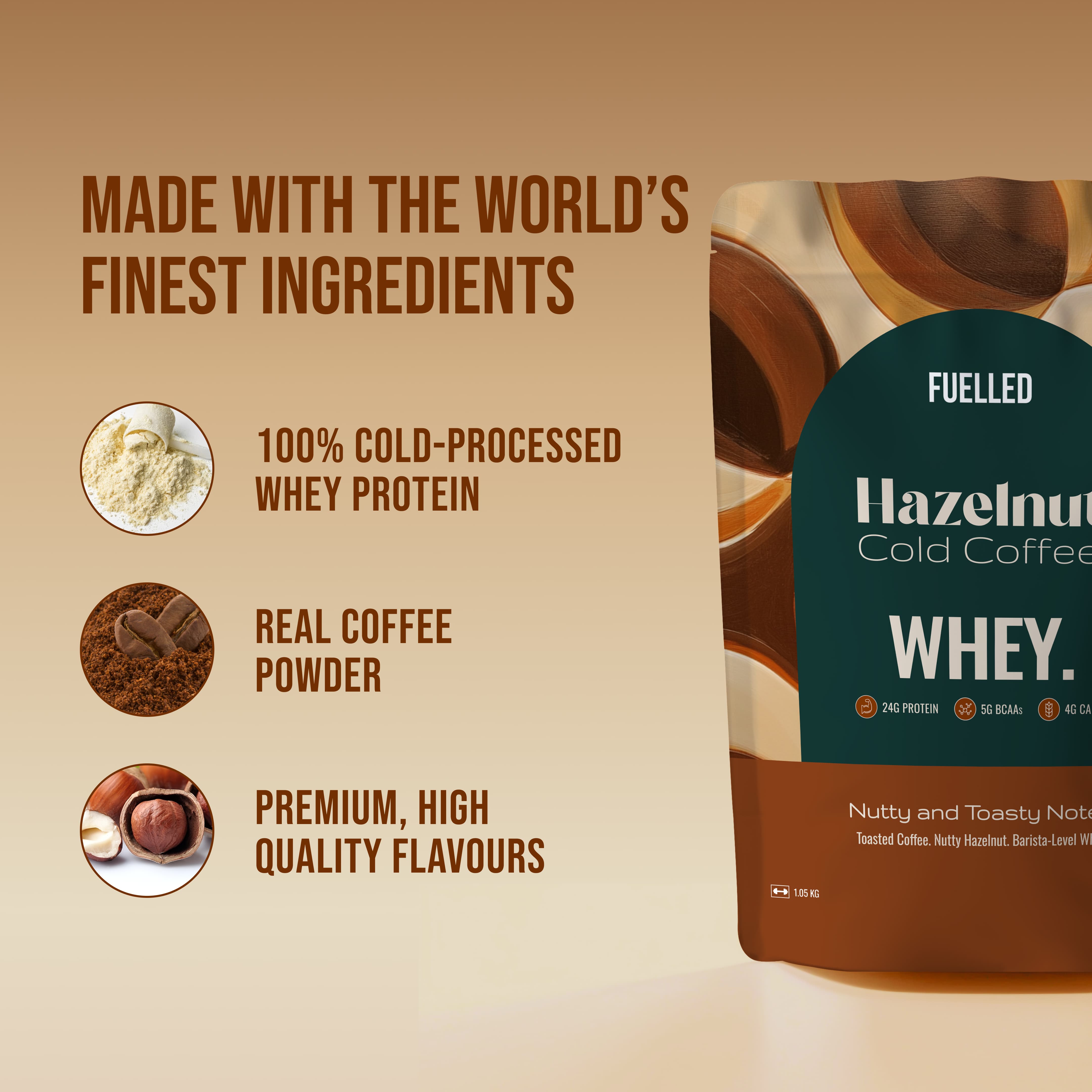 #Flavours_Hazelnut Cold Coffee 🌰