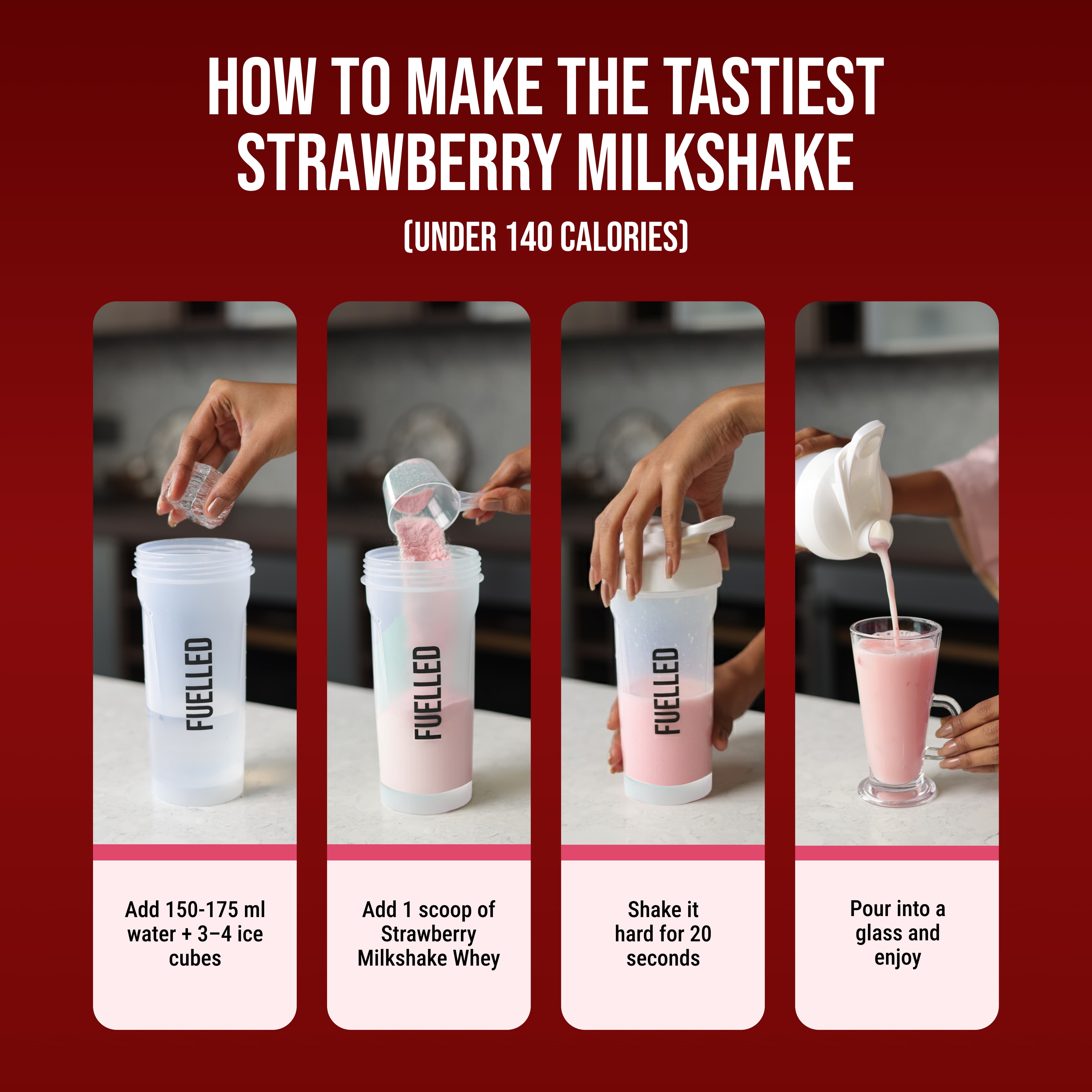 #Flavours_Strawberry Milkshake 🍓