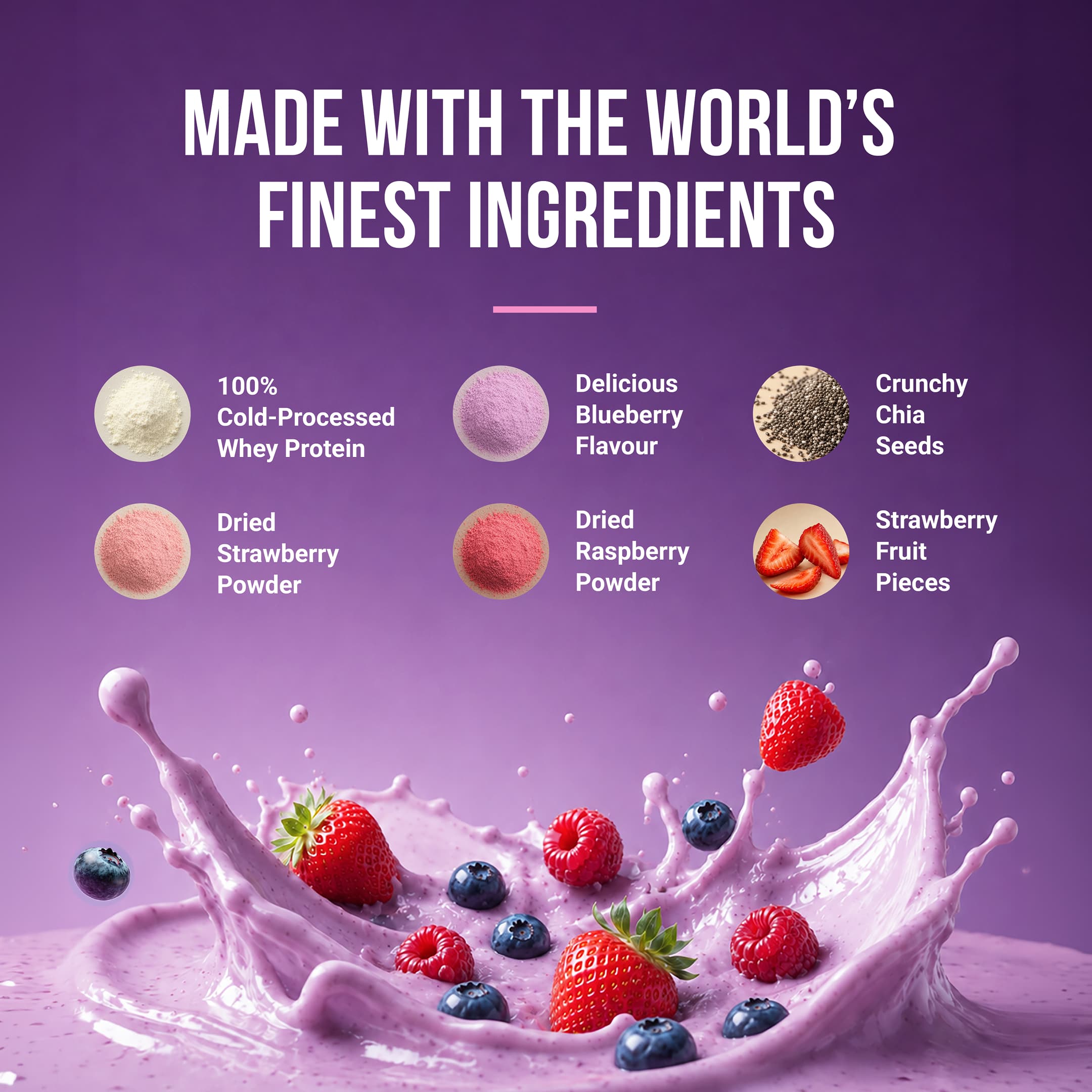 #Flavours_Mixed Berry Yogurt 🍓🫐