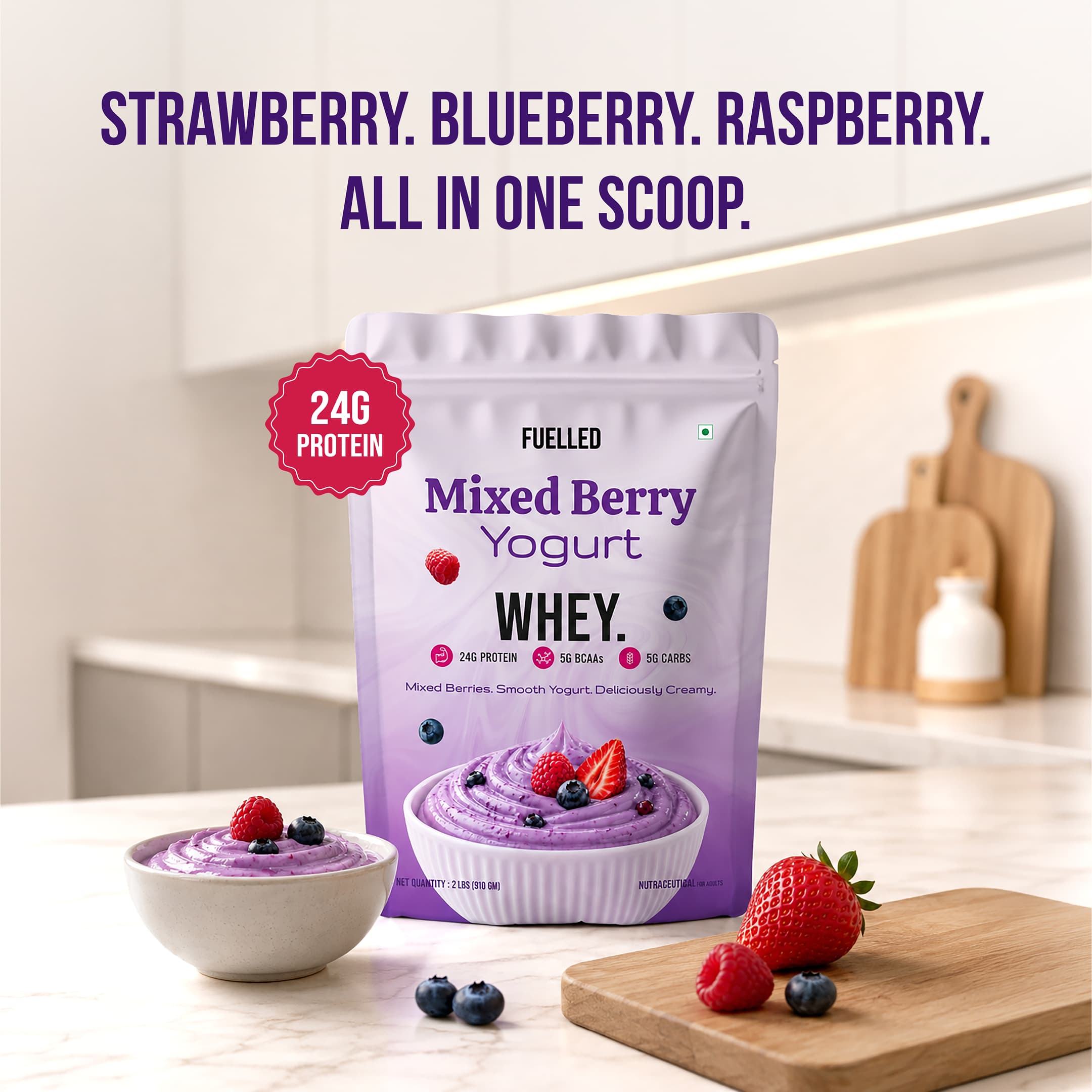#Flavours_Mixed Berry Yogurt 🍓🫐
