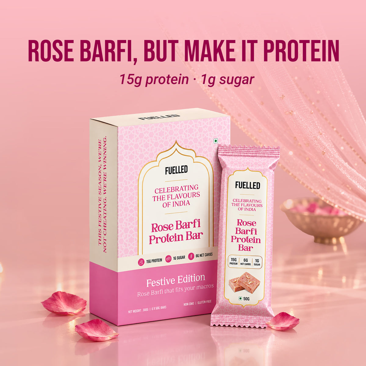 #Flavours_Rose Barfi (Festive Edition 🪔)