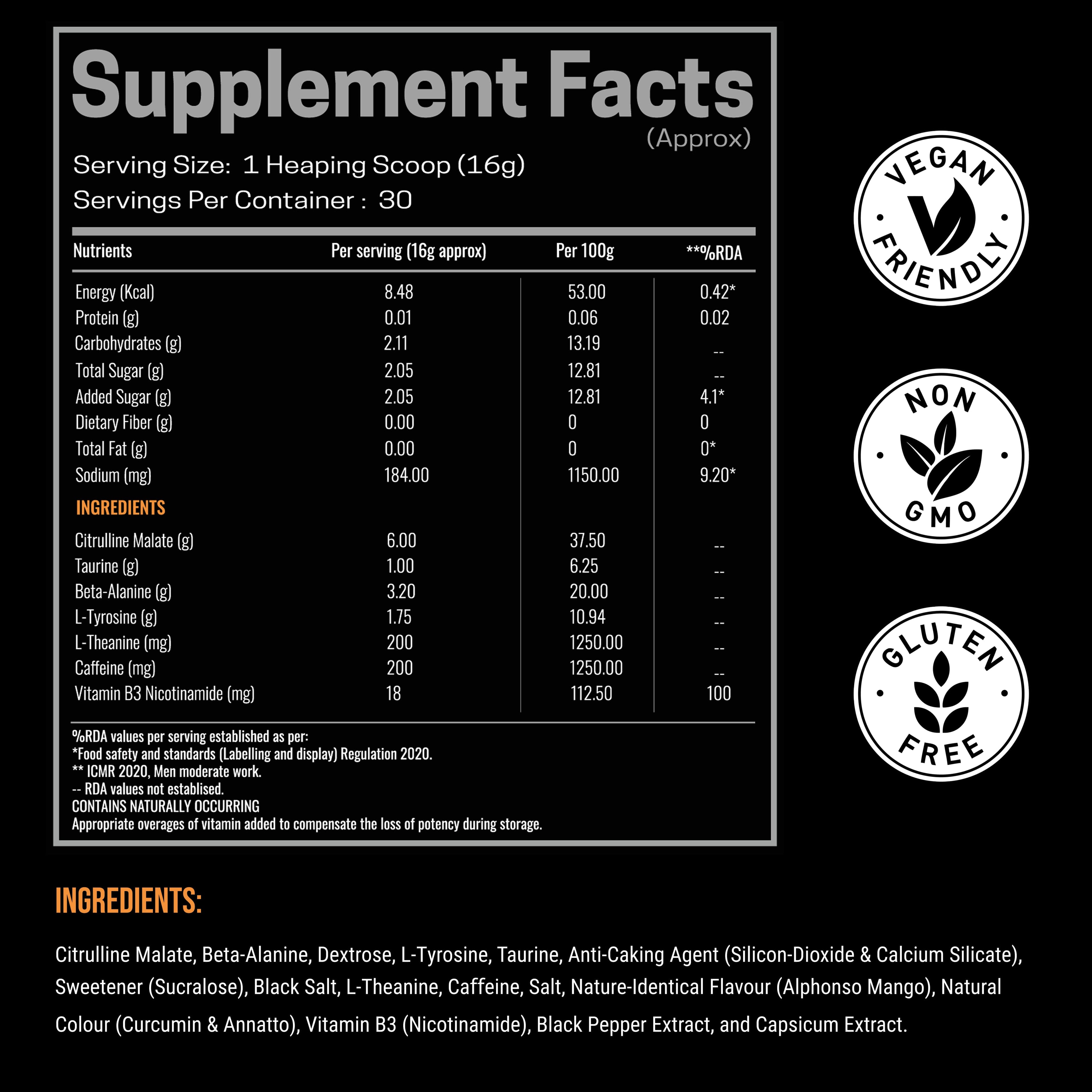 DRIVN / PRE-WORKOUT