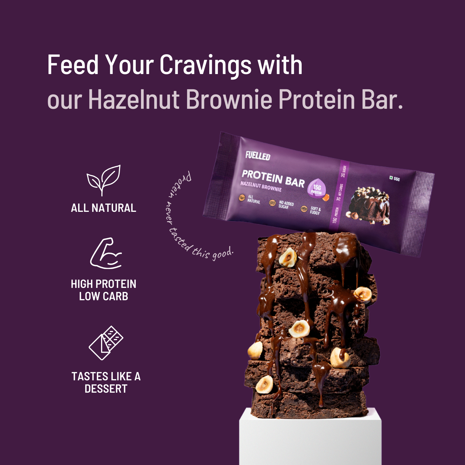#Flavours_Hazelnut Brownie