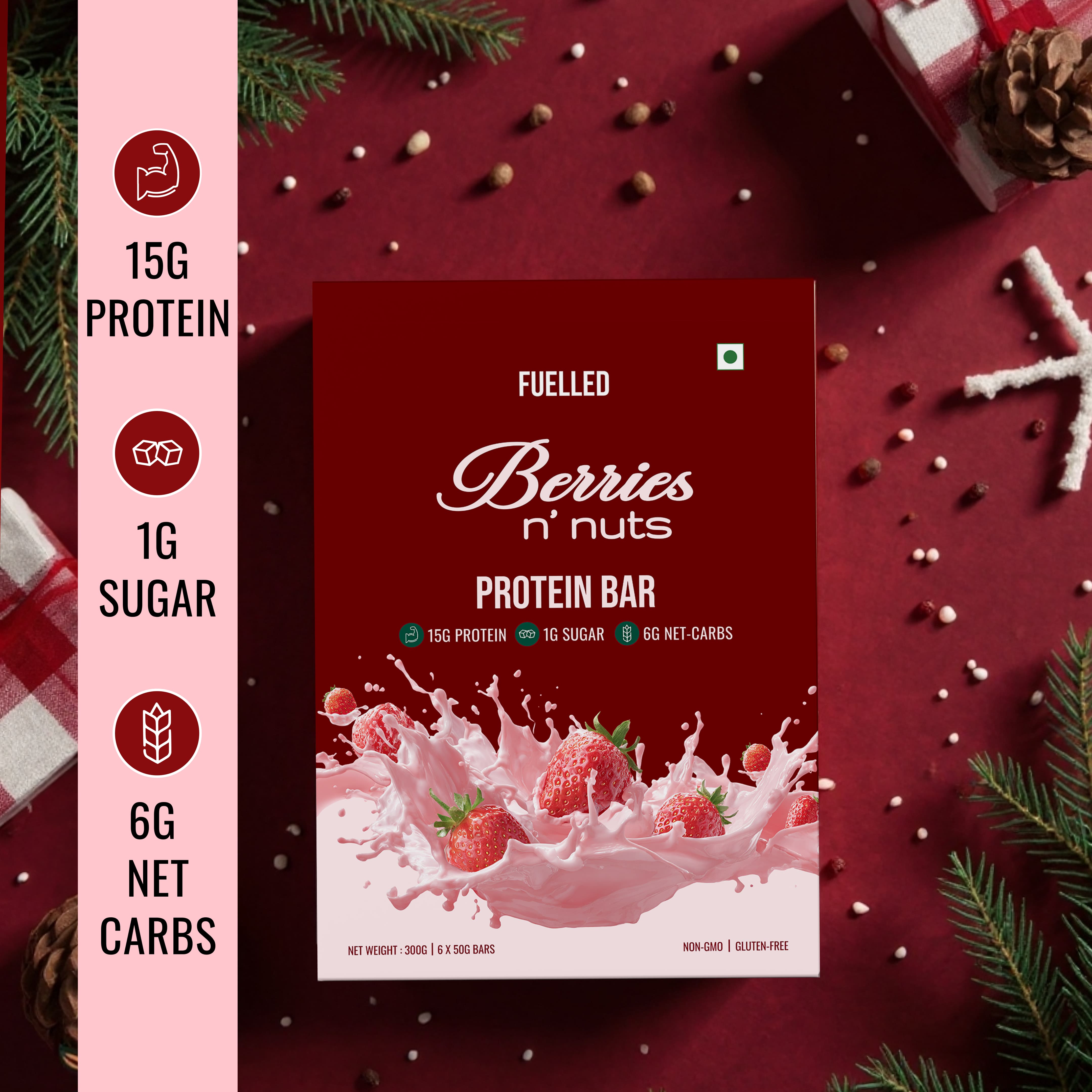 #Flavours_Berries n' Nuts (Christmas Edition 🍓)