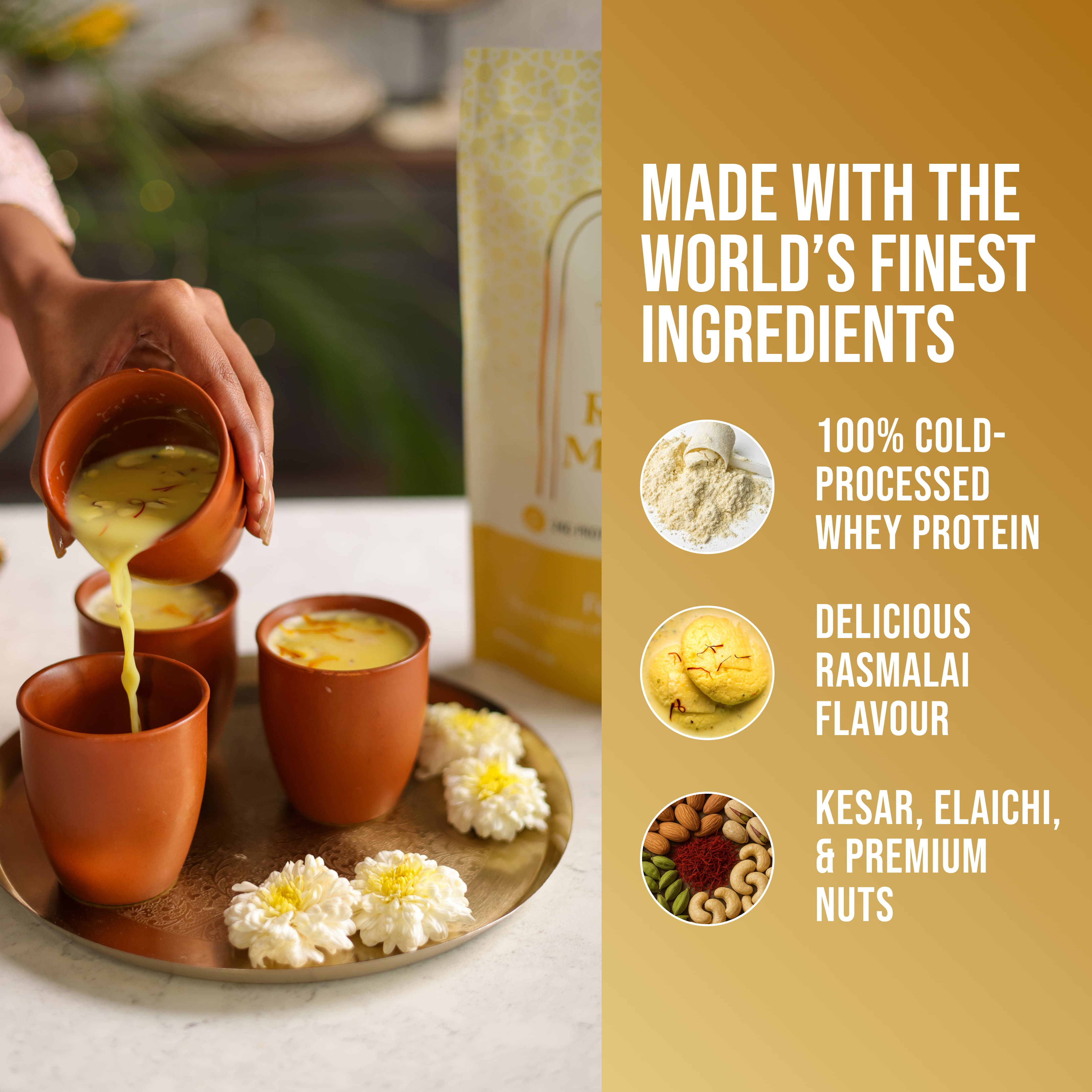 #Flavours_Rasmalai Milk 🥛