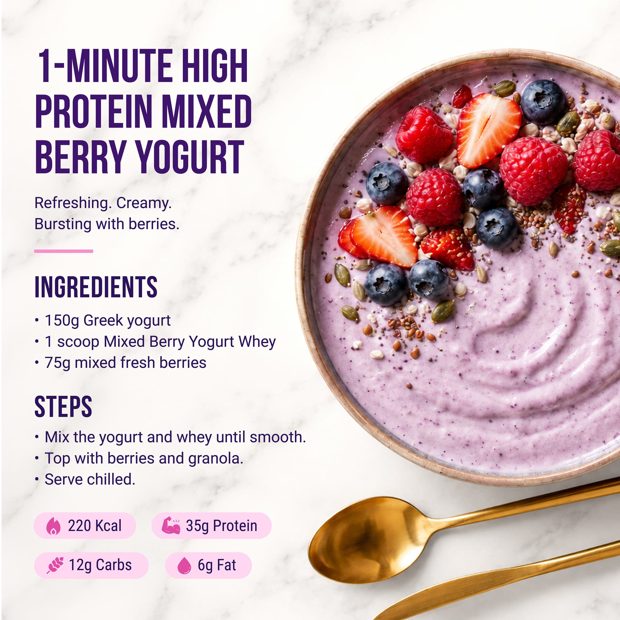 #Flavours_Mixed Berry Yogurt 🍓🫐